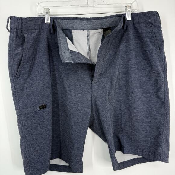 Greg Norman Mens Golf Tech Shorts Size 40 Blue 9" Inseam - Picture 4 of 7